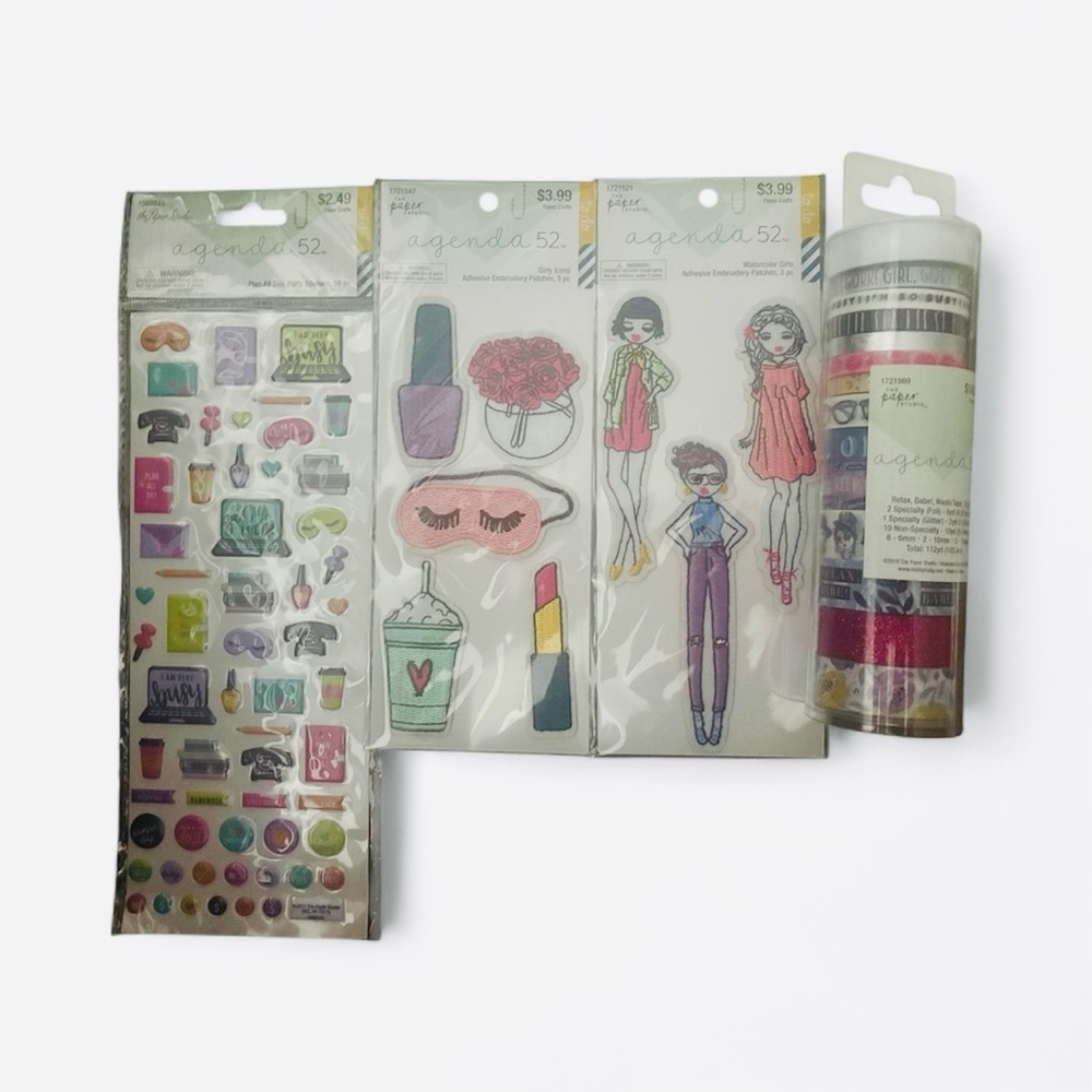 Agenda 52 Watercolor Girls Bundle